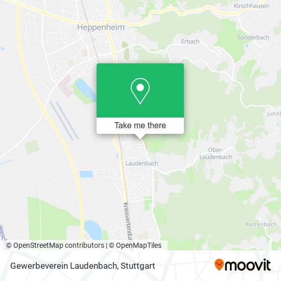 Gewerbeverein Laudenbach map