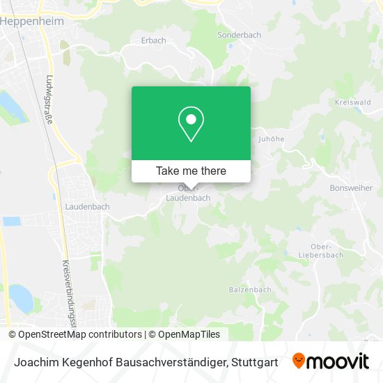 Joachim Kegenhof Bausachverständiger map
