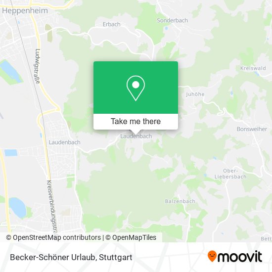 Becker-Schöner Urlaub map