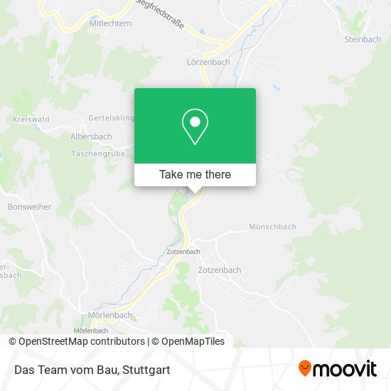 Das Team vom Bau map