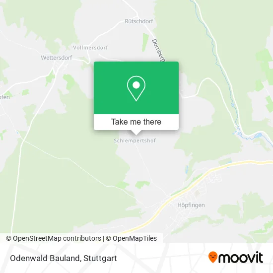 Карта Odenwald Bauland