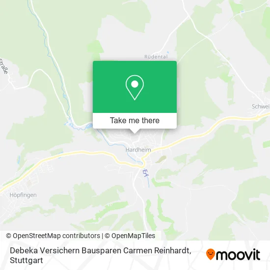 Карта Debeka Versichern Bausparen Carmen Reinhardt