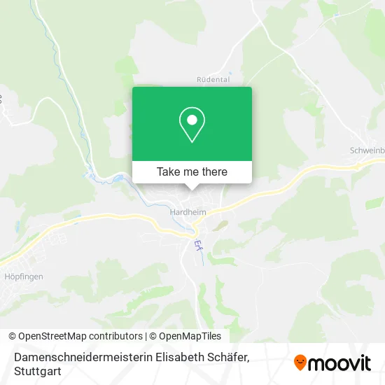 Карта Damenschneidermeisterin Elisabeth Schäfer