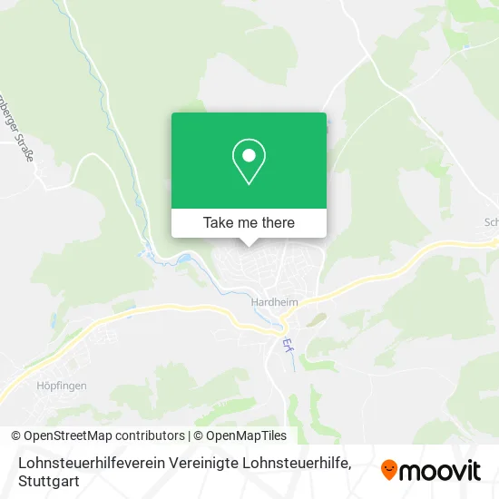 Карта Lohnsteuerhilfeverein Vereinigte Lohnsteuerhilfe