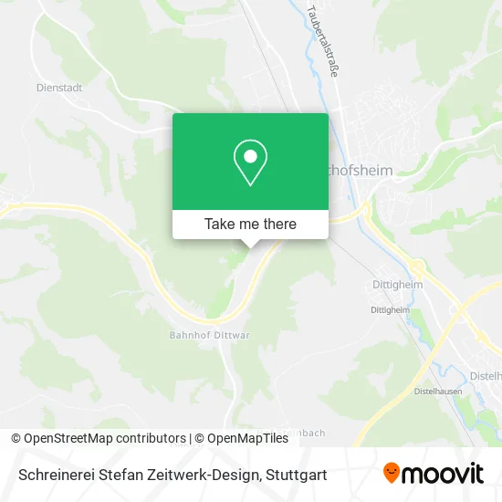 Карта Schreinerei Stefan Zeitwerk-Design