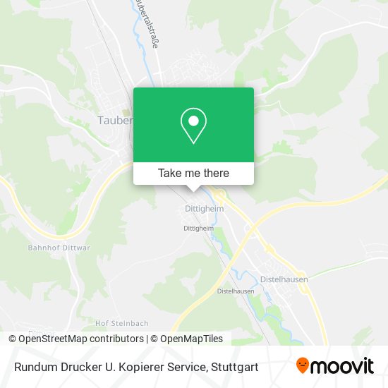 Карта Rundum Drucker U. Kopierer Service