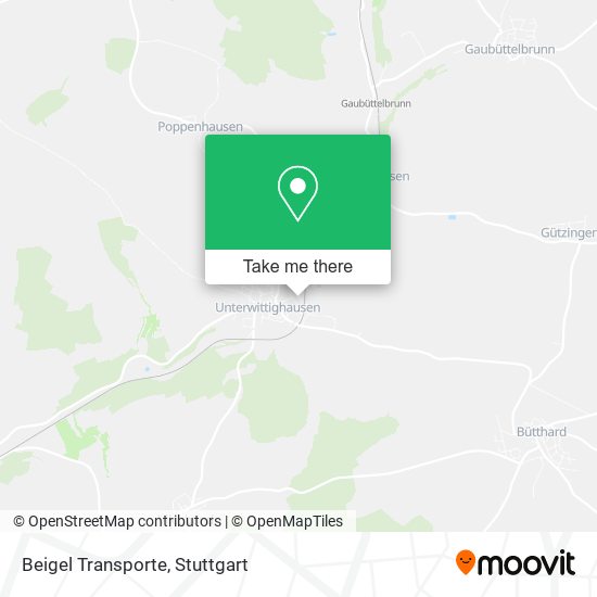 Beigel Transporte map