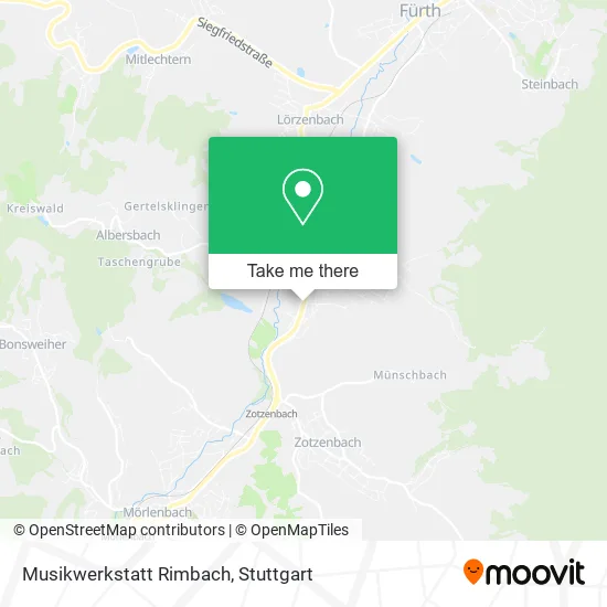 Карта Musikwerkstatt Rimbach