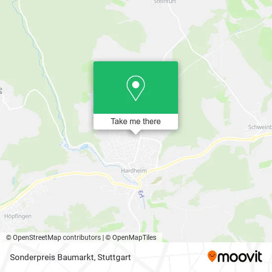 Карта Sonderpreis Baumarkt