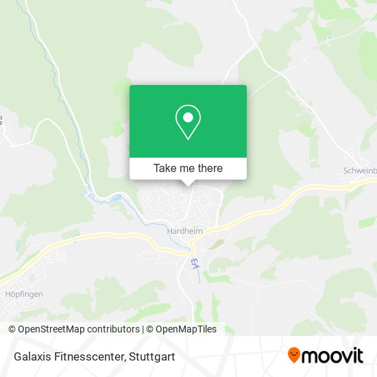 Galaxis Fitnesscenter map