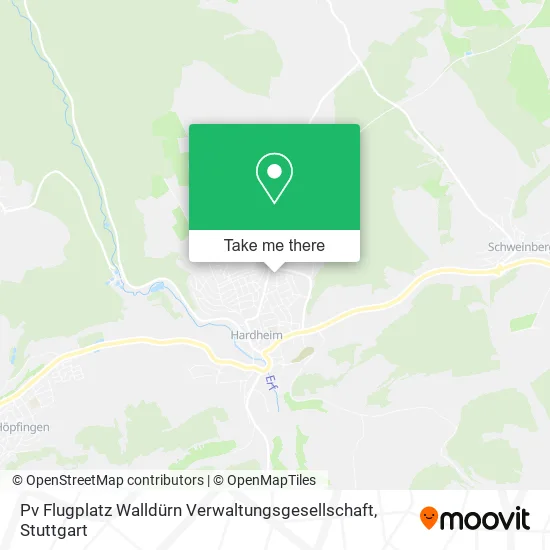 Карта Pv Flugplatz Walldürn Verwaltungsgesellschaft