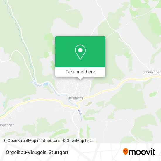 Карта Orgelbau-Vleugels