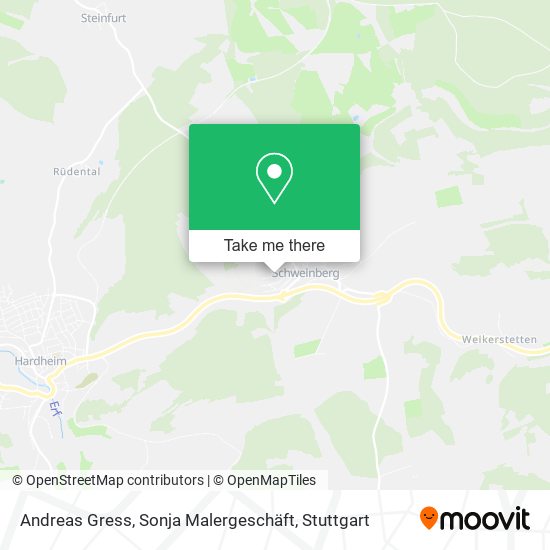 Andreas Gress, Sonja Malergeschäft map