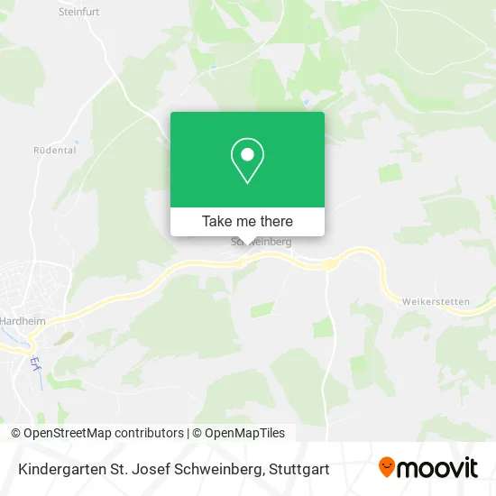 Карта Kindergarten St. Josef Schweinberg