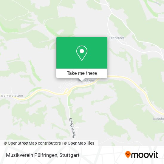 Musikverein Pülfringen map
