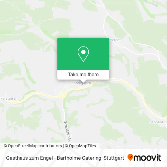 Карта Gasthaus zum Engel - Bartholme Catering