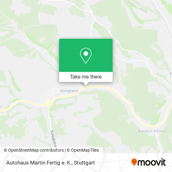 Карта Autohaus Martin Fertig e. K.