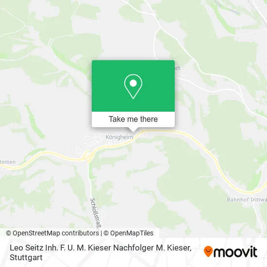 Карта Leo Seitz Inh. F. U. M. Kieser Nachfolger M. Kieser