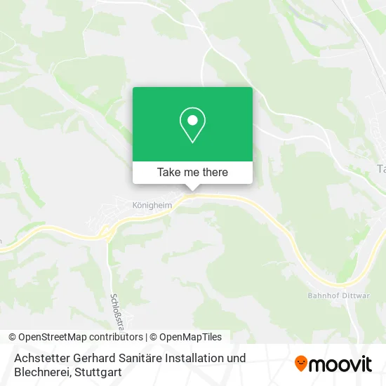 Карта Achstetter Gerhard Sanitäre Installation und Blechnerei