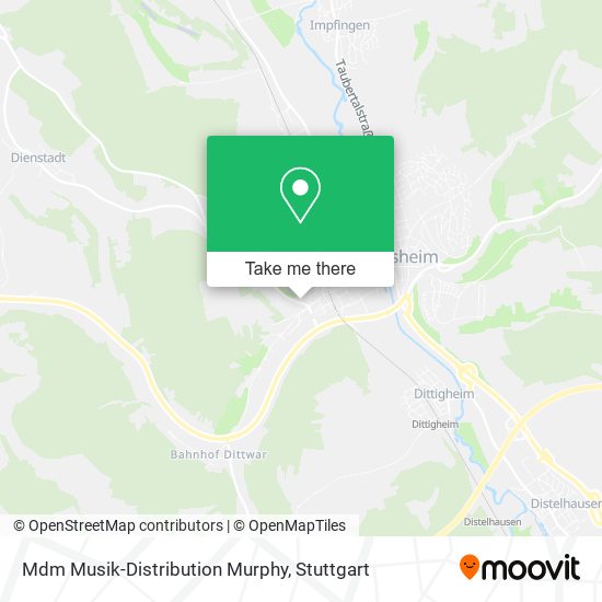 Mdm Musik-Distribution Murphy map