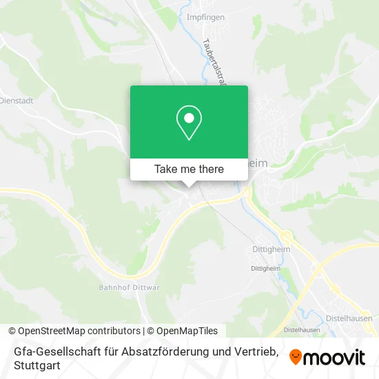 Карта Gfa-Gesellschaft für Absatzförderung und Vertrieb
