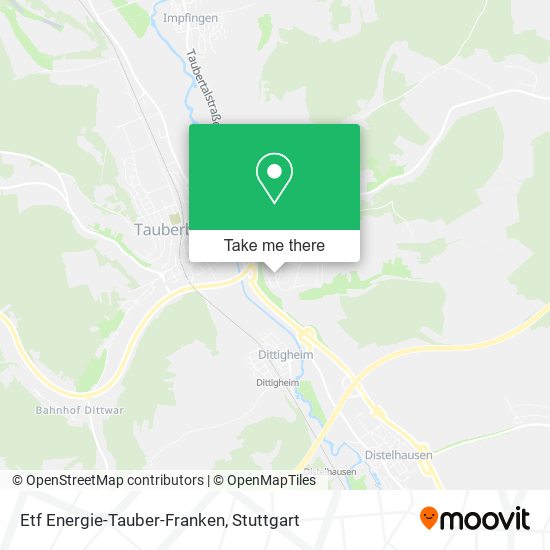Карта Etf Energie-Tauber-Franken