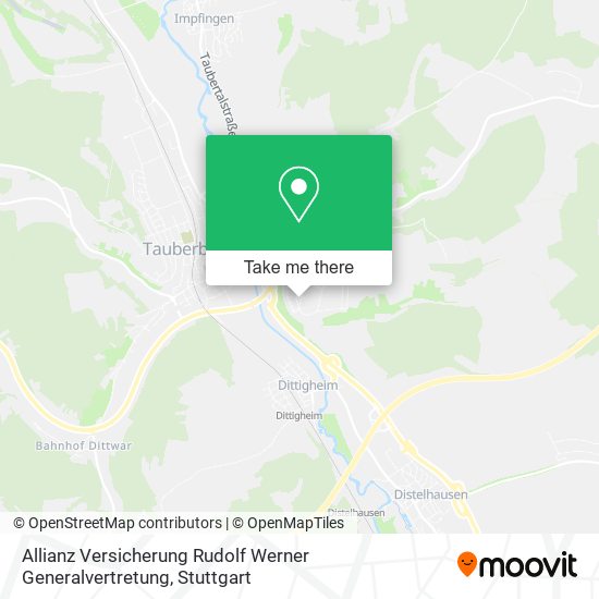 Allianz Versicherung Rudolf Werner Generalvertretung map