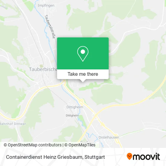 Карта Containerdienst Heinz Griesbaum