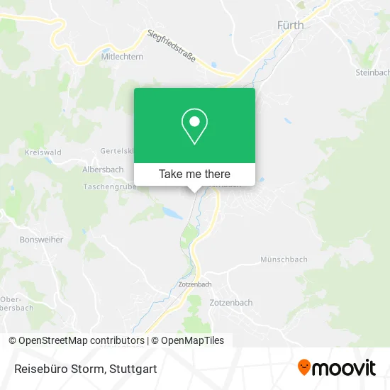 Карта Reisebüro Storm