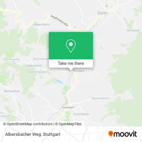Карта Albersbacher Weg