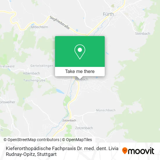 Карта Kieferorthopädische Fachpraxis Dr. med. dent. Livia Rudnay-Opitz