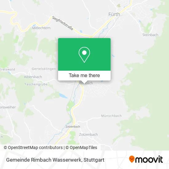 Карта Gemeinde Rimbach Wasserwerk