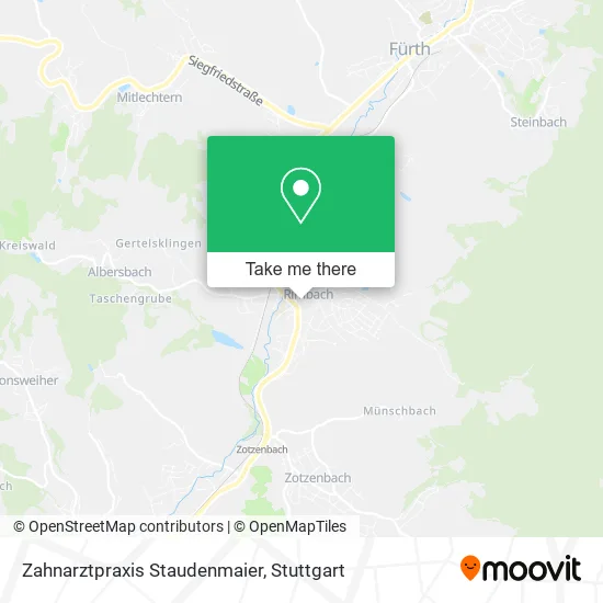 Карта Zahnarztpraxis Staudenmaier