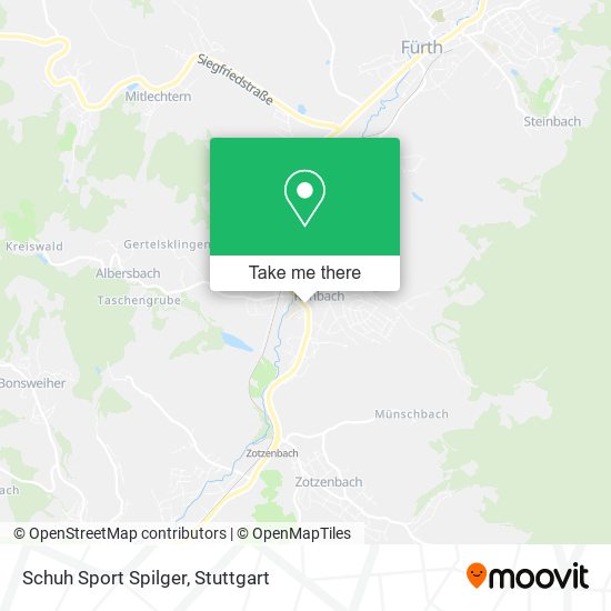 Schuh Sport Spilger map