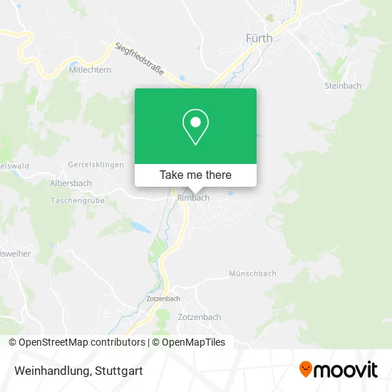 Карта Weinhandlung