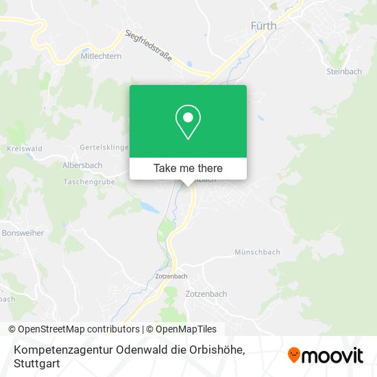 Kompetenzagentur Odenwald die Orbishöhe map