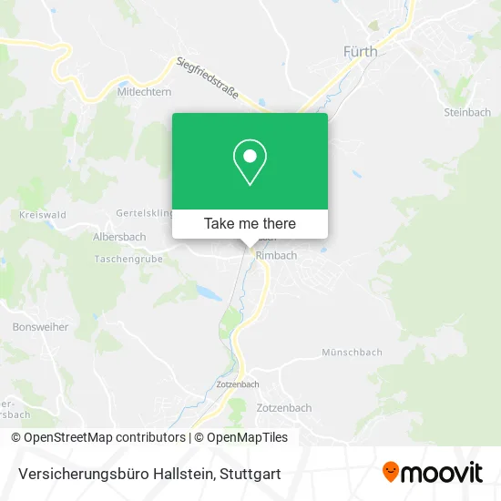 Карта Versicherungsbüro Hallstein