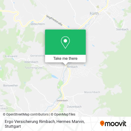 Ergo Versicherung Rimbach, Hermes Marvin map