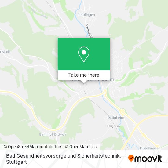 Bad Gesundheitsvorsorge und Sicherheitstechnik map