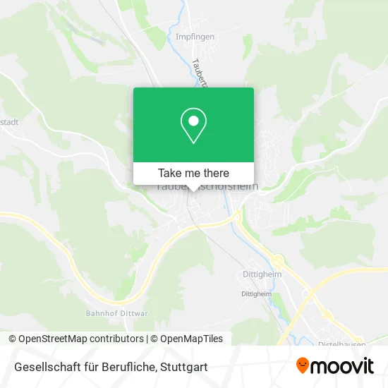 Карта Gesellschaft für Berufliche