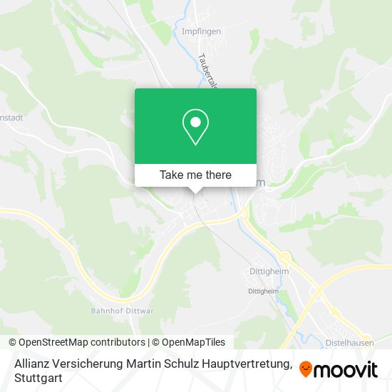 Allianz Versicherung Martin Schulz Hauptvertretung map