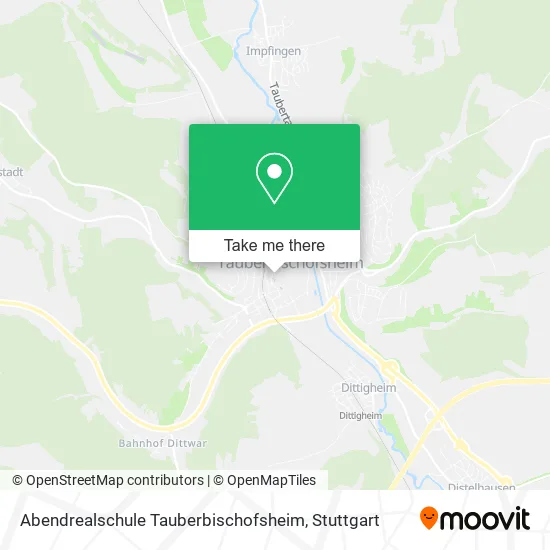 Карта Abendrealschule Tauberbischofsheim