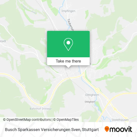 Карта Busch Sparkassen Versicherungen Sven