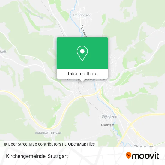 Карта Kirchengemeinde