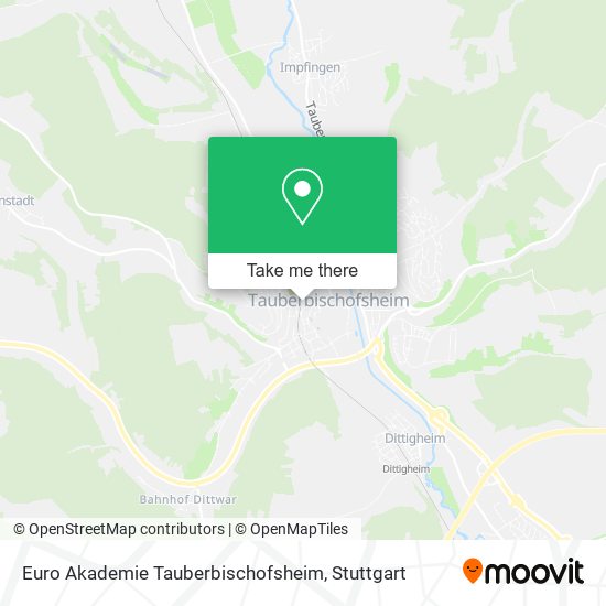 Euro Akademie Tauberbischofsheim map