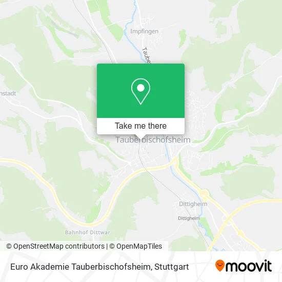 Карта Euro Akademie Tauberbischofsheim