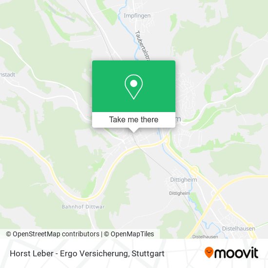 Horst Leber - Ergo Versicherung map