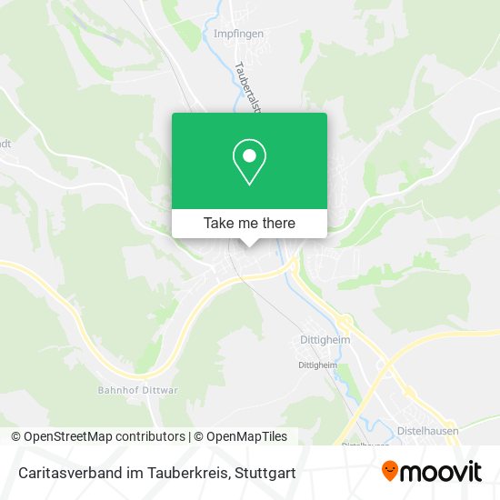 Caritasverband im Tauberkreis map