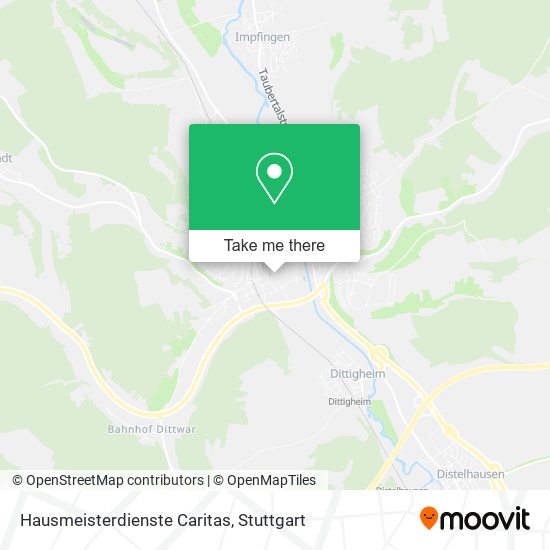Hausmeisterdienste Caritas map