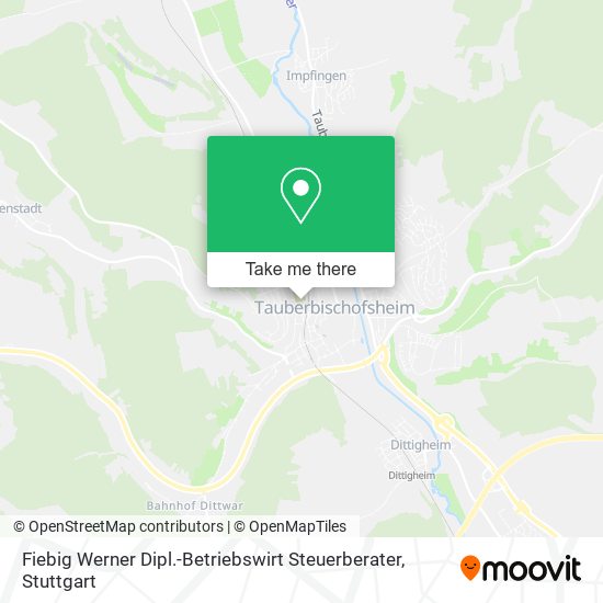 Fiebig Werner Dipl.-Betriebswirt Steuerberater map